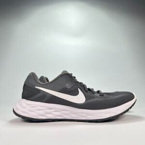 Nike Revolution 6 Next Nature Gray Running Shoes Sneaker Mens Size 10 DC3728-004